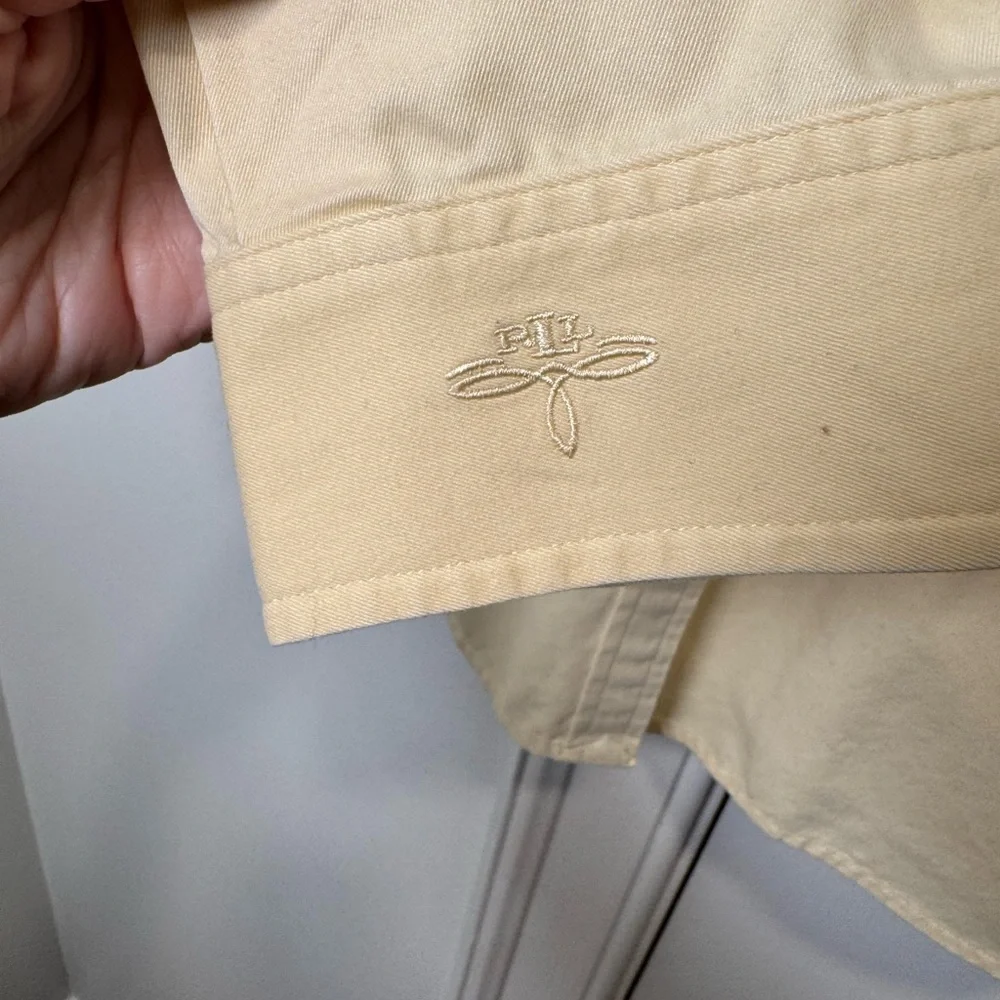 Ralph Lauren vintage Cream Button Down Shirt - Picture 4 of 6